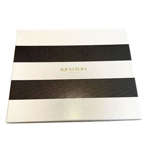 Aquazzura Firenze Empty Shoe Box High heels Dust bag 12x9.5x4” Black White Gift